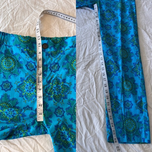 Rachel Comey Bright Blue Vintage-Style Cotton Trousers 0 - Picture 11 of 12